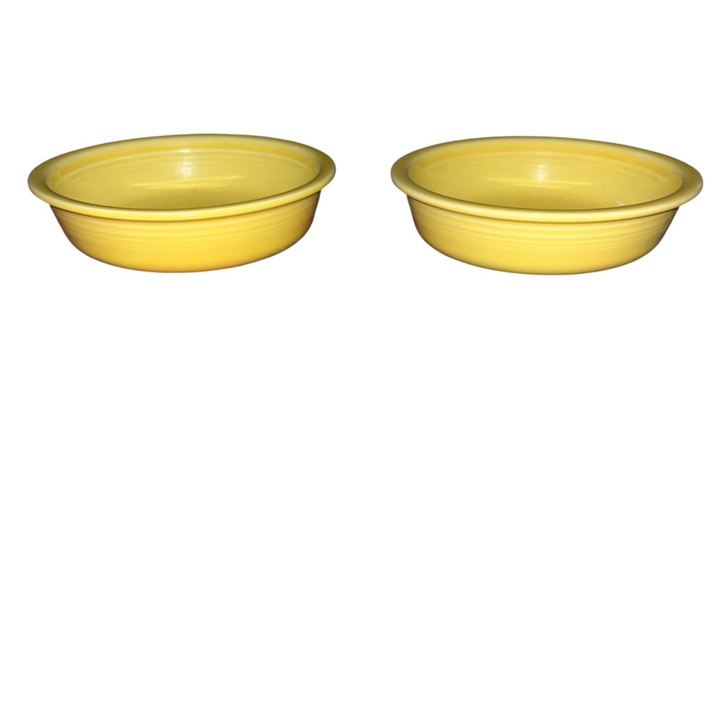 Fiesta 2 yellow vegetable bowls